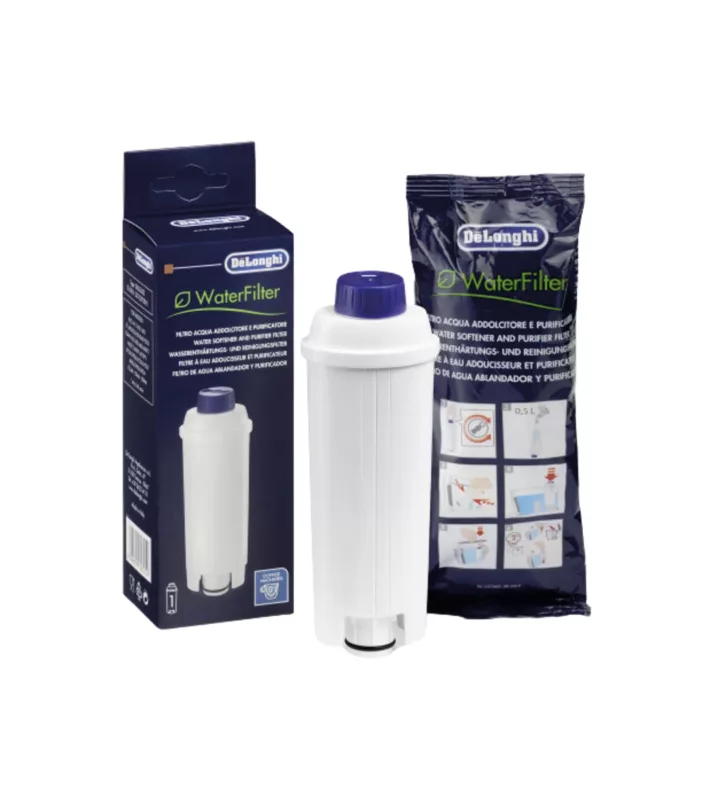Cartouche filtrante De’Longhi DLSC002 avec sa boîte et son sachet