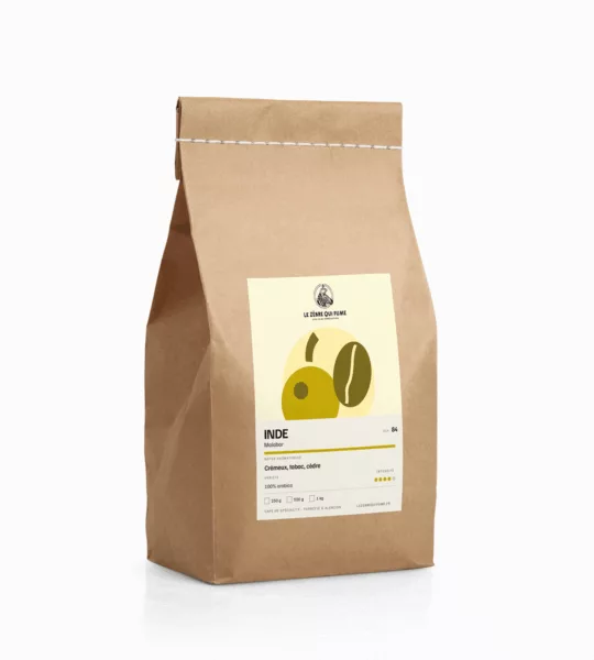 Inde | Malabar moussonné, sachet de café