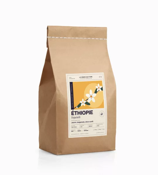 Éthiopie | Yirgacheffe, sachet de café
